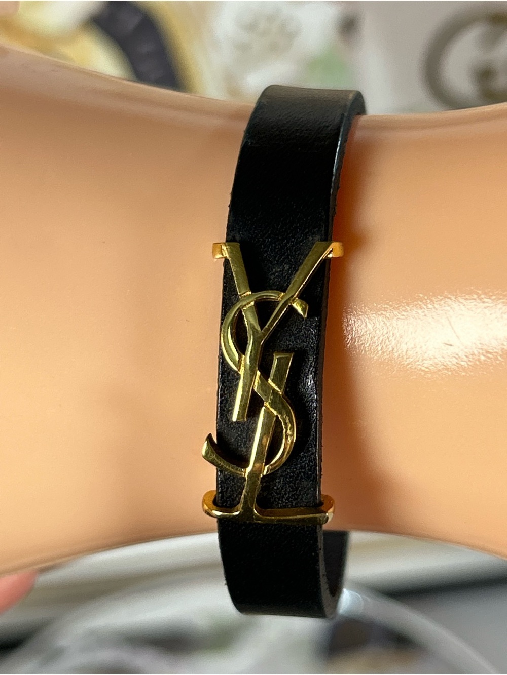 Yves Saint Laurent Leather Bracelet 😍